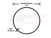 AJ300-100 Aluminum Joiner Tube, 6061 Aluminum,, 1 in. OD, Bead Roll, Raw Finish, 3 in. Long - image 3