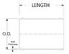 AJ400-150 Aluminum Joiner Tube, 6061 Aluminum,, 1-1/2 in. OD, Bead Roll, Raw Finish, 4 in. Long - image 2