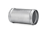AJ400-200 Aluminum Joiner Tube, 6061 Aluminum,, 2 in. OD, Bead Roll, Raw Finish, 4 in. Long - image 1