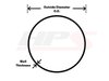 AJ400-450 Aluminum Joiner Tube, 6061 Aluminum,, 4-1/2 in. OD, Bead Roll, Raw Finish, 4 in. Long - image 3