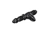 AN8043 Male AN Bulkhead Tee on Run Adapter, Bulkhead Tee Adapter, Safely Pass Lines Through Firewalls & Body Panels - image 1