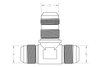 AN8348 Male AN Bulkhead Tee Adapter, Bulkhead Tee Adapter, Safely Pass Lines Through Firewalls & Body Panels - image 4
