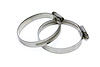 EMSC-100-120x2 Embossed Hose Clamp, Stainless Steel Embossed Hose Clamp, Size #64, Effective Range: 4 in.- 4-1/2 in., 2Pc - image 1