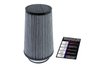 HPS-4301 Performance Air Filter, 4 in. Flange ID, 10-3/4 in. Height, Pre-Oiled & Reusable. - image 2