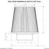 HPS-4301 Performance Air Filter, 4 in. Flange ID, 10-3/4 in. Height, Pre-Oiled & Reusable. - image 4