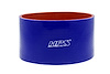 HTSC-400-L6-BLUE Silicone Coupler Hose, High-Temp 4-Ply Reinforced, 4 in. ID, 6 in. Long, Blue - image 1