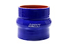 HTSHC-400-BLUE Silicone Hump Coupler Hose, High-Temp 4-Ply Reinforced, 4 in. ID, 3 in. Long, Blue - image 1