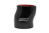 HTSOC-225-BLK Silicone Offset Coupler Hose, High-Temp 4-Ply Reinforced, 2-1/4 in. ID, 3 in. Long, Black - image 1