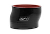 HTSOC-350-BLK Silicone Offset Coupler Hose, High-Temp 4-Ply Reinforced, 3-1/2 in. ID, 3 in. Long, Black - image 1