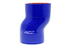 HTSOC-350-L6-BLUE Silicone Offset Coupler Hose, High-Temp 4-Ply Reinforced, 3-1/2 in. ID, 6 in. Long, Blue - image 1
