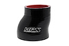 HTSOR-200-225-BLK Silicone Offset Reducer Hose, High-Temp Reinforced, 2 in. - 2-1/4 in. ID, 3 in. Long, Black - image 1