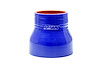 HTSR-200-312-BLUE Silicone Reducer Hose, High-Temp 4-Ply Reinforced, 2 in. - 3-1/8 in. ID, 3 in. Long, Blue - image 1