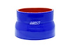 HTSR-400-450-BLUE Silicone Reducer Hose, High-Temp 4-Ply Reinforced, 4 in. - 4-1/2 in. ID, 3 in. Long, Blue - image 1