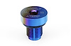 HW22-1001 Coolant Bleed Screw, Grade 5 Aerospace Titanium, Cnc Machined, Chemical Resistant Viton O-Ring