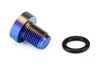 HW22-1001 Coolant Bleed Screw, Grade 5 Aerospace Titanium, Cnc Machined, Chemical Resistant Viton O-Ring - image 2