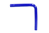 HTSEC90-175-L10-BLUE Silicone 90-Degree Elbow Hose, High-Temp 4-Ply Reinforced, 1-3/4 in. ID, 10 in. Leg, Blue - image 1