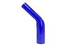 HTSER45-062-075-BLUE Silicone 45-Degree Elbow Hose, High-Temp 4-Ply Reinforced, 5/8 in. - 3/4 in. ID, Blue - image 1