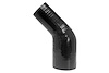HTSER45-250-400-BLK Silicone 45-Degree Elbow Hose, High-Temp 4-Ply Reinforced, 2-1/2 in. - 4 in. ID, Black - image 1