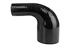 HTSER90-350-400-BLK Silicone 90-Degree Elbow Hose, High-Temp 4-Ply Reinforced, 3-1/2 in. - 4 in. ID, Black - image 1