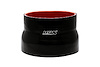 HTSR-425-450-L4-BLK Silicone Reducer Hose, High-Temp Reinforced, 4-1/4 in. - 4-1/2 in. ID, 4 in. Long, Black - image 1