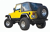109535 Trailtop Frameless Soft Top Kit 1997-2006 TJ Wrangler