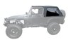 109635 Trail Top Frameless Soft Top Kit for 2004-2006 Jeep Wrangler LJ with Full Steel Doors [Black Diamond] - image 2
