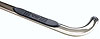 SIDE BAR DODGE RAM 2009-10 QUAD CAB 4 DR POLISHED STAINLESS STEEL - image 1