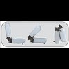 Split Fold & Tumble Rear Seat 1976-2006 CJ & Wrangler - image 4