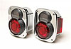 CHROME SPORT REPLACEMENT TAILLIGHTS 76-06 CJ AND WRANGLER - image 1