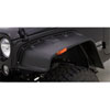 Jeep JK Fender Flares Flat Style Textured Finish with Polished Stainless Bolts - image 1