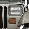 STONEGUARD SET BILLET 97-06 JEEP WRANGLER POLISHED FINISH - image 1