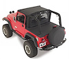 TONNEAU COVER 97-06 JEEP WRANGLER DENIM BLACK - image 1