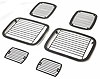 STONEGUARD SET BILLET 97-06 JEEP WRANGLER BLACK FINISH