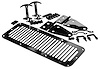Complete Hood Kit 1978-1995 CJ & Wrangler - image 1