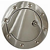 Locking Chrome Fuel Door Cover 2004-08 Ford F150 - image 1