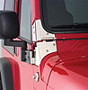 WINDSHIELD HINGES STAINLESS JK 07-10 - image 1