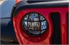 Euro Headlight Guards for 2018-2019 Jeep Wrangler JL - image 1