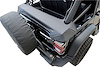 SOFT TOP STORAGE BOOT BLACK DIAMOND JEEP JK 4 DR 07-10 - image 1