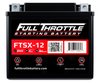 FTSX-12 FTS-Series Powersport AGM 12 V Battery, Group: BTX12, Terminal - Powersport Type 5 - image 3