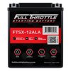 FTSX-12ALA FTS-Series Powersport AGM 12 V Battery, Group: B12AL-A, 190 CCA, 12 AH, Terminal - Powersport Type 6 - image 3