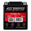 FTSX-7L FTS-Series Powersport AGM 12 V Battery, Group: BTX7L; BTZ8V, 100 CCA, 7 AH, Terminal - Powersport Type 4 - image 3