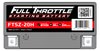FTSZ-20H FTS-Series Powersport AGM 12 V Battery, Group: BTZ20, Terminal - Powersport Type 4 - image 4