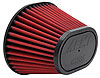 Dryflow Air Filter; Oval; 3.5 in. Flange ID;1.563 in. Flange L; 5.5 in. Base Outside W/4 in. Top Out - image 1