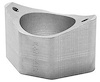 Air Intake Adapter 3.25 in. Bosch Weld-On A13 Aluminum - image 1