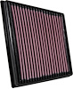 33-3074 Replacement Air Filter Fits Select Land Rover Range Rover Velar, Jaguar XE, Jaguar F-Pace, Jaguar XF