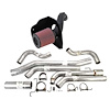K&N FIPK Cold Air Intake with JEGS Exhaust System 2001-2004 Chevy SIlverado/GMC Sierra 2500/3500 6.6L Diesel - image 1
