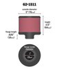 62-1511 Crankcase Vent Filter 1.00 in. Flange I.D. - image 3