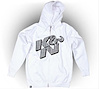 Sweatshirt Zip-Up White - image 1