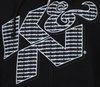 Sweatshirt Zip-Up Blk - image 2