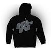 Sweatshirt Zip-Up Blk - image 1